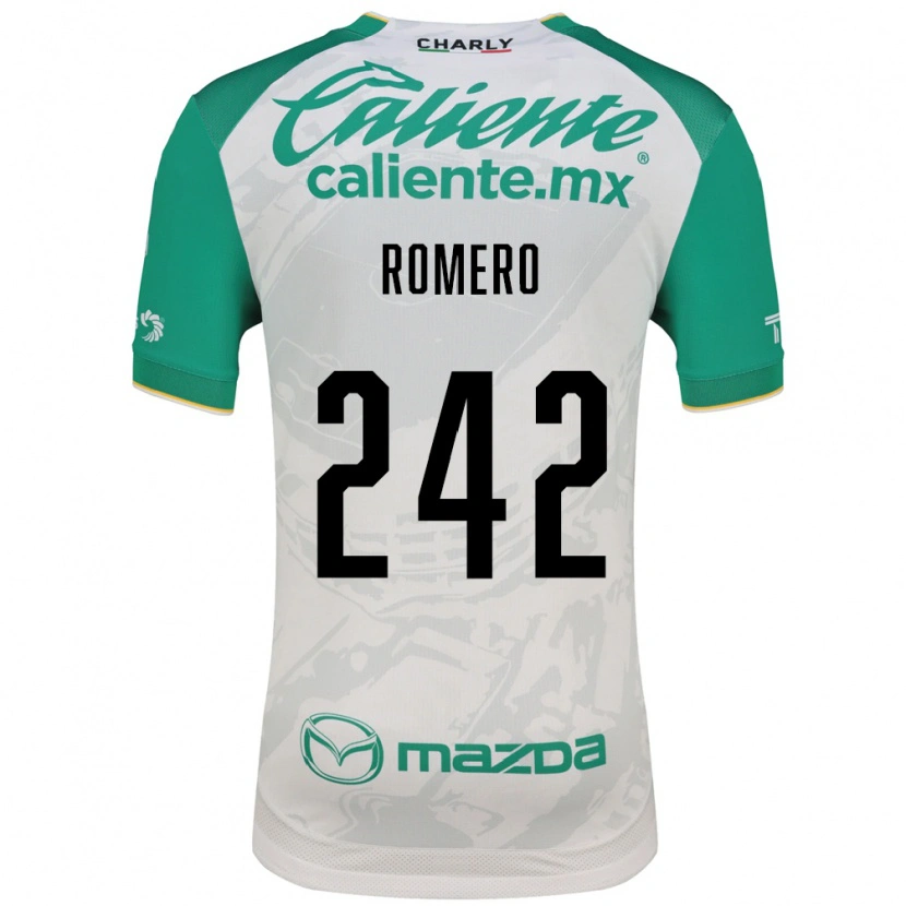 Danxen Niño Camiseta Alan Romero #242 Verde Claro Blanco 2ª Equipación 2026/27 La Camisa México