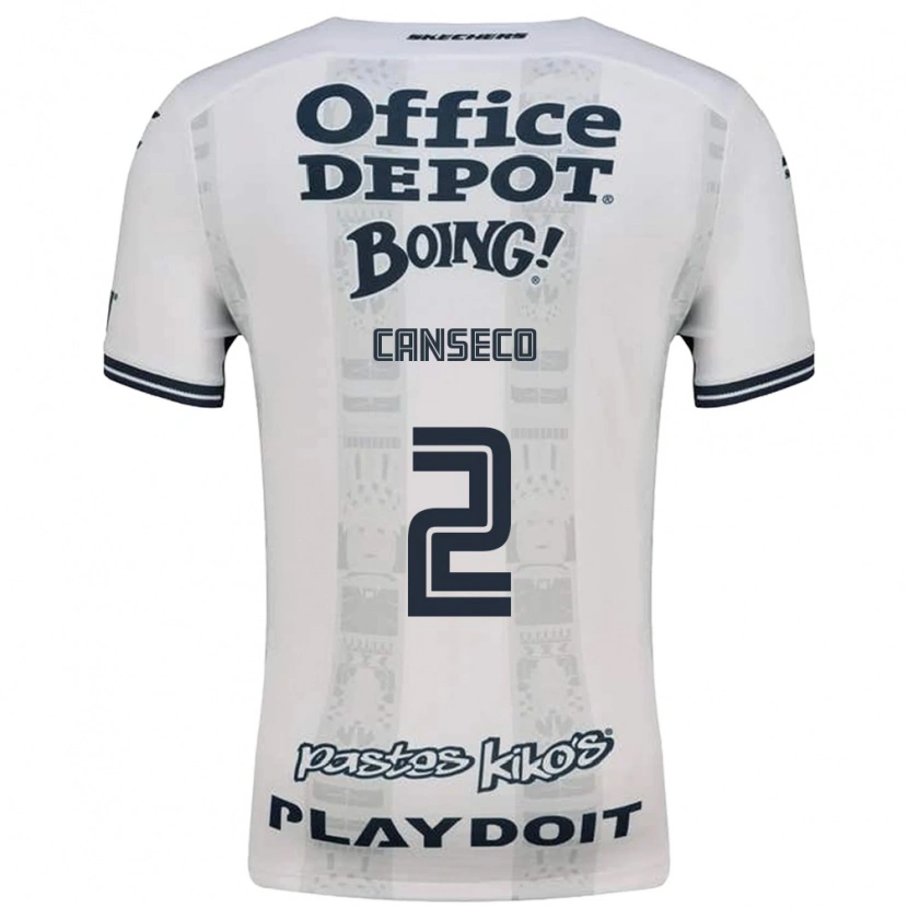 Danxen Niño Camiseta Fernanda Canseco #2 Rojo Blanco Negro 2ª Equipación 2026/27 La Camisa México