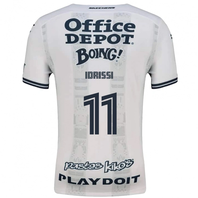 Danxen Niño Camiseta Oussama Idrissi #11 Rojo Blanco Negro 2ª Equipación 2026/27 La Camisa México