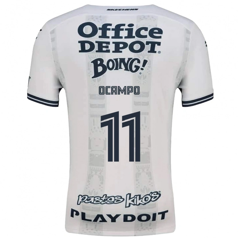 Danxen Niño Camiseta Mónica Ocampo #11 Rojo Blanco Negro 2ª Equipación 2026/27 La Camisa México