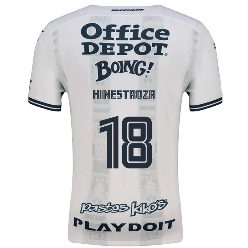 Danxen Niño Camiseta Marino Hinestroza #18 Rojo Blanco Negro 2ª Equipación 2026/27 La Camisa México
