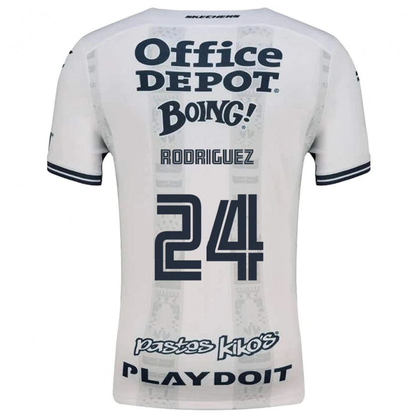 Danxen Niño Camiseta Luis Rodriguez #24 Rojo Blanco Negro 2ª Equipación 2026/27 La Camisa México