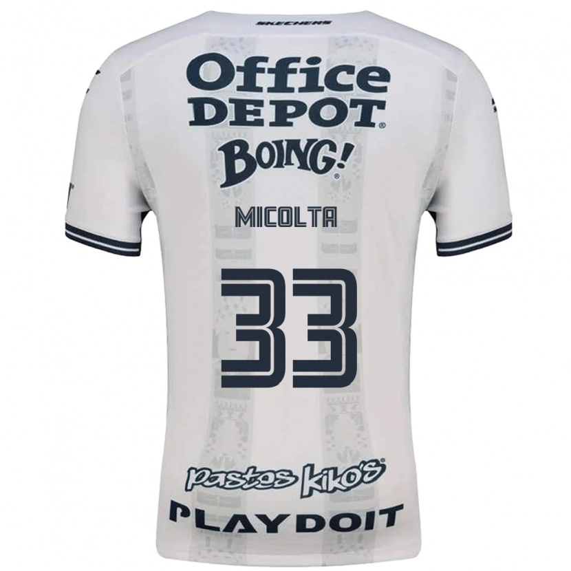 Danxen Niño Camiseta Andrés Micolta #33 Rojo Blanco Negro 2ª Equipación 2026/27 La Camisa México
