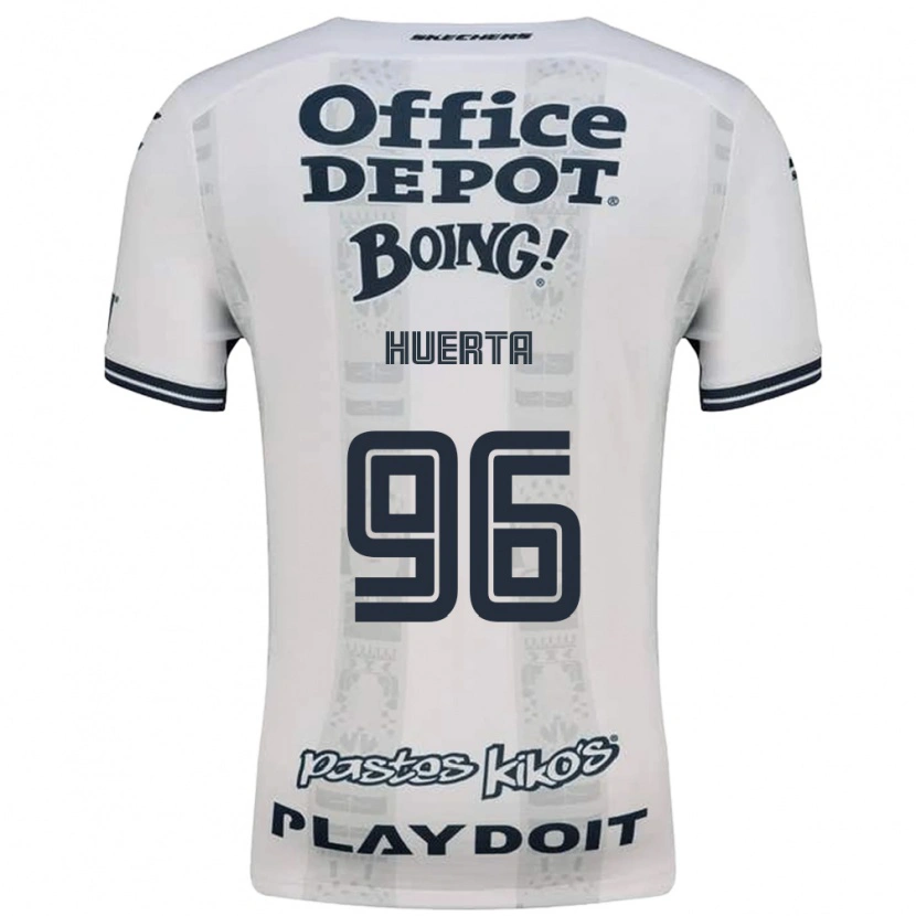 Danxen Niño Camiseta Edwin Huerta #96 Rojo Blanco Negro 2ª Equipación 2026/27 La Camisa México