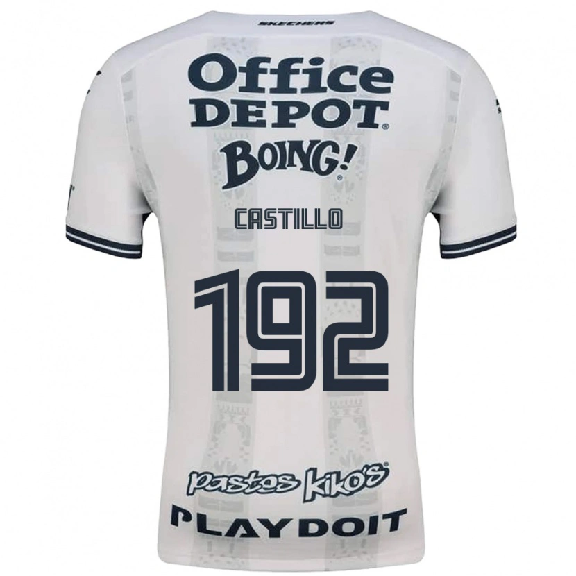 Danxen Niño Camiseta José Castillo #192 Rojo Blanco Negro 2ª Equipación 2026/27 La Camisa México