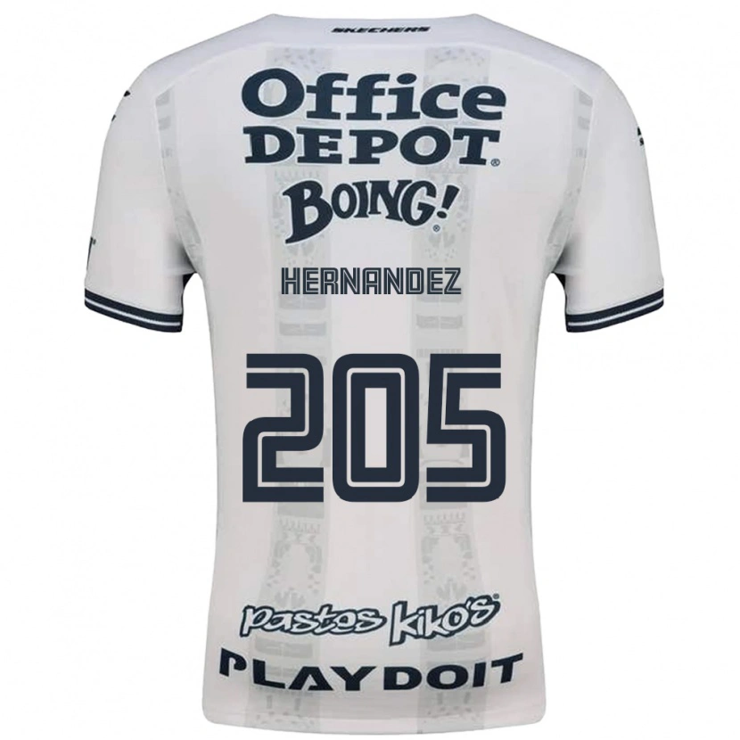 Danxen Niño Camiseta Sergio Hernández #205 Rojo Blanco Negro 2ª Equipación 2026/27 La Camisa México