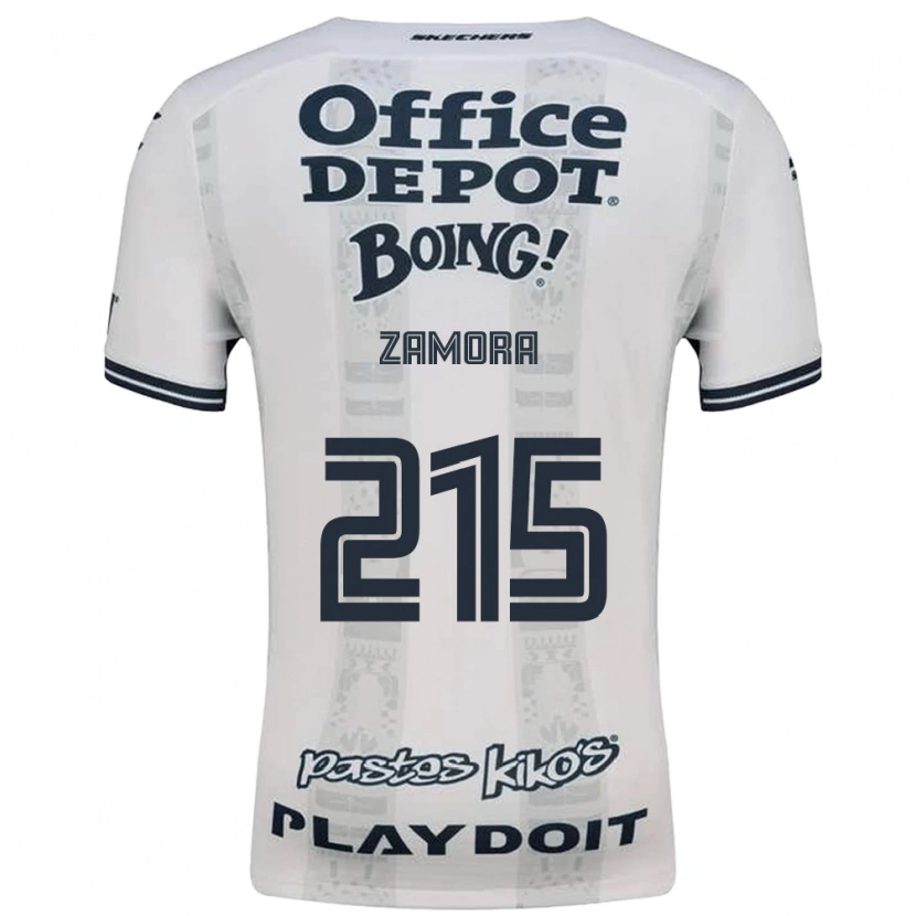 Danxen Niño Camiseta Yahir Zamora #215 Rojo Blanco Negro 2ª Equipación 2026/27 La Camisa México