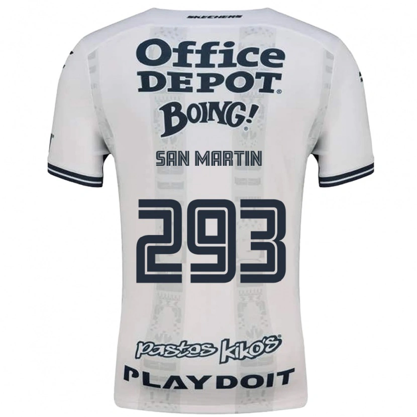 Danxen Niño Camiseta Uziel San Martín #293 Rojo Blanco Negro 2ª Equipación 2026/27 La Camisa México