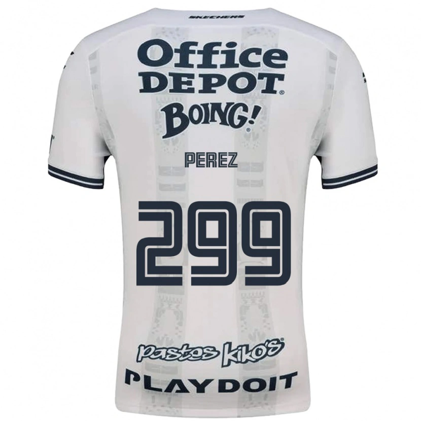 Danxen Niño Camiseta Santiago Pérez #299 Rojo Blanco Negro 2ª Equipación 2026/27 La Camisa México