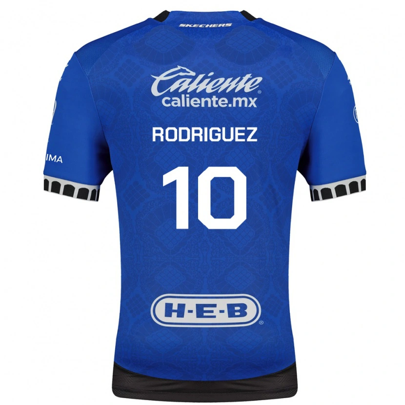 Danxen Niño Camiseta Lucas Rodriguez #10 Azul Real Blanco Negro 2ª Equipación 2026/27 La Camisa México