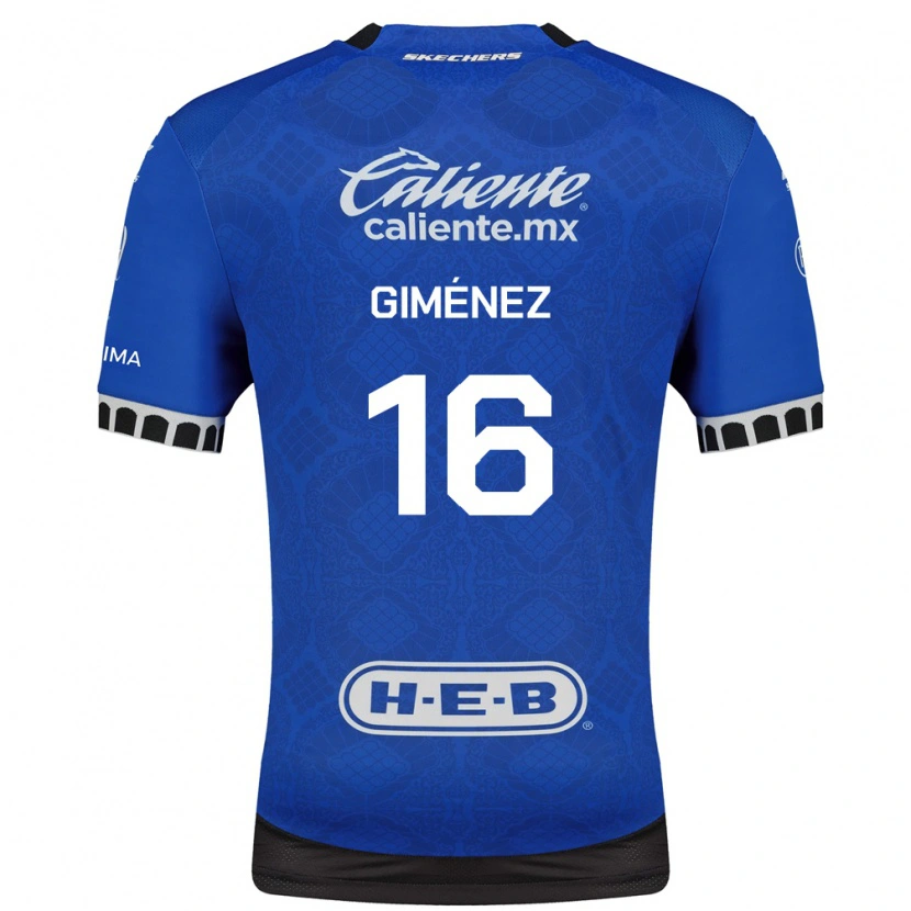 Danxen Niño Camiseta Enzo Giménez #16 Azul Real Blanco Negro 2ª Equipación 2026/27 La Camisa México