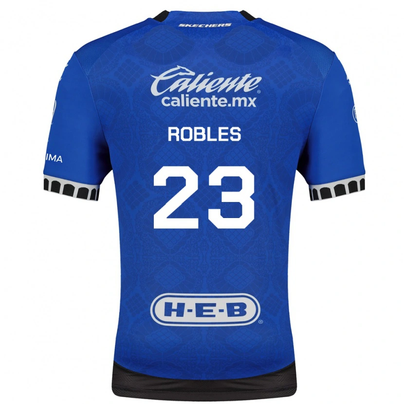 Danxen Niño Camiseta Juan Robles #23 Azul Real Blanco Negro 2ª Equipación 2026/27 La Camisa México