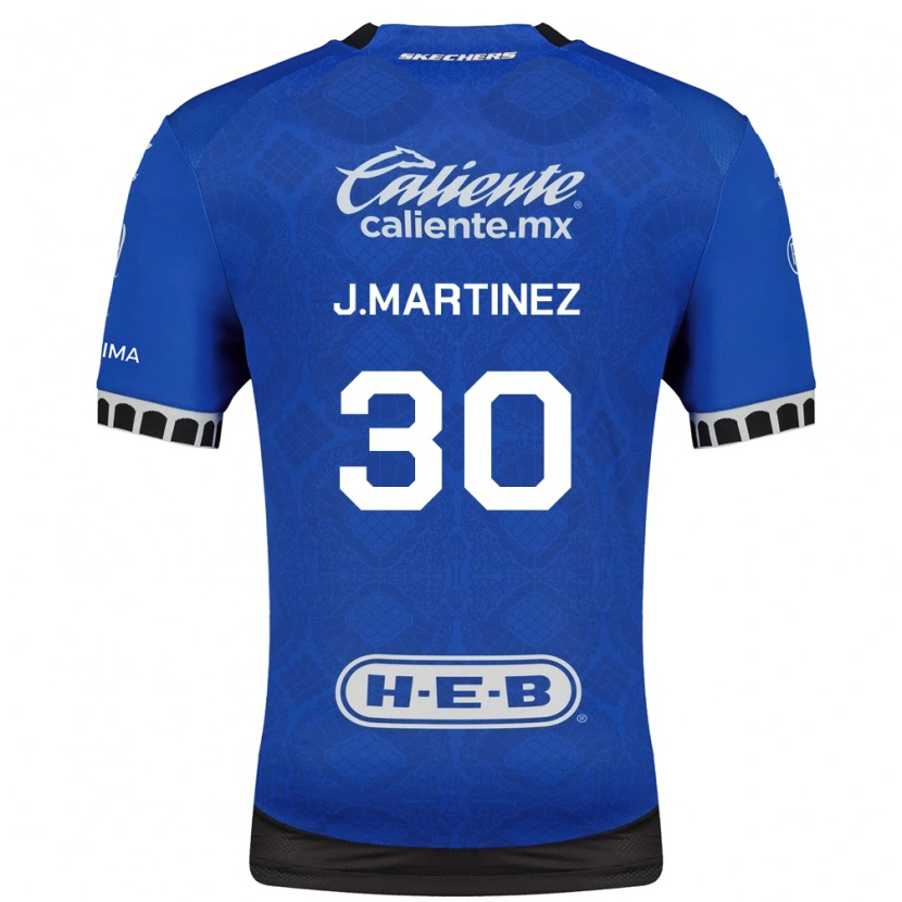 Danxen Niño Camiseta Mono Martínez #30 Azul Real Blanco Negro 2ª Equipación 2026/27 La Camisa México