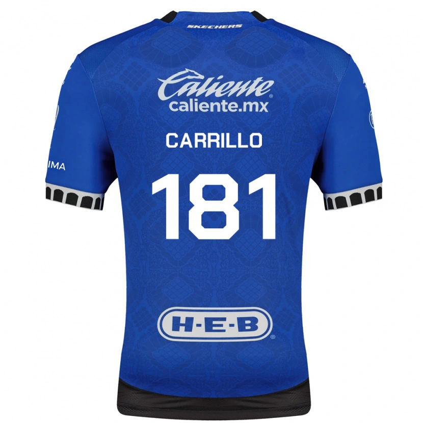 Danxen Niño Camiseta Ángel Carrillo #181 Azul Real Blanco Negro 2ª Equipación 2026/27 La Camisa México