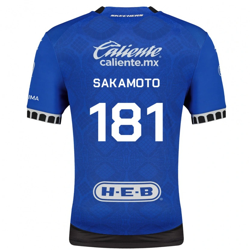 Danxen Niño Camiseta Stellan Sakamoto #181 Azul Real Blanco Negro 2ª Equipación 2026/27 La Camisa México