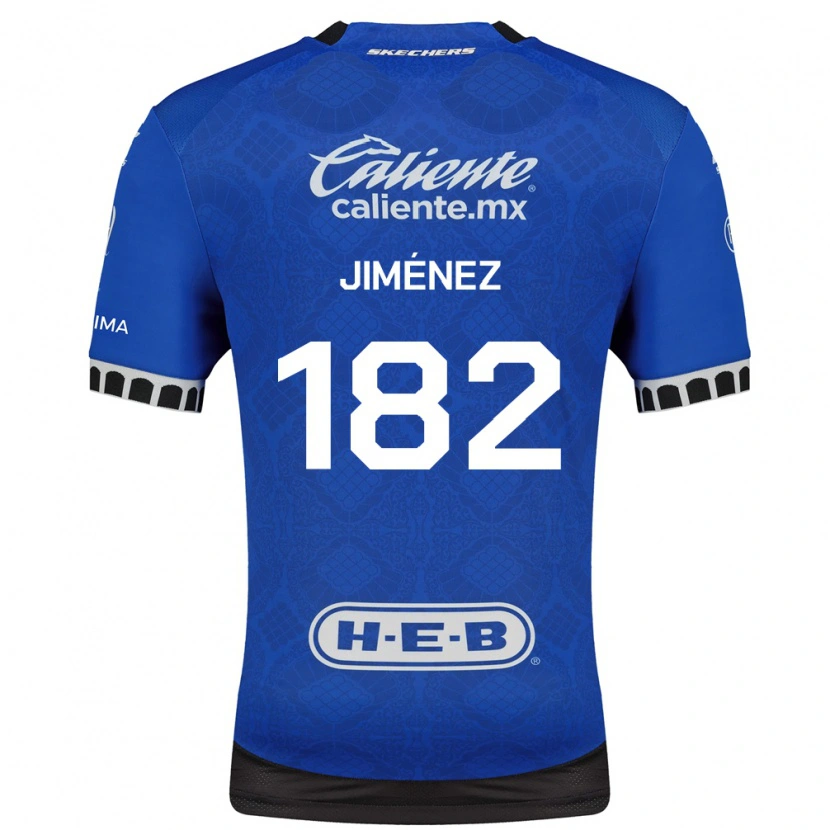 Danxen Niño Camiseta Carlos Jiménez #182 Azul Real Blanco Negro 2ª Equipación 2026/27 La Camisa México