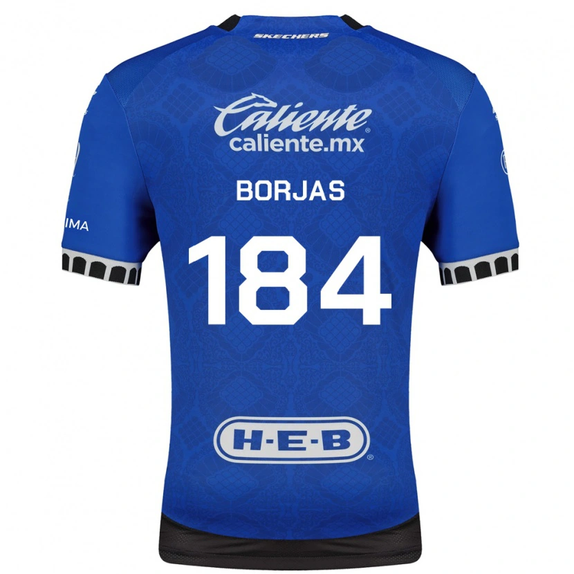 Danxen Niño Camiseta Daniel Borjas #184 Azul Real Blanco Negro 2ª Equipación 2026/27 La Camisa México