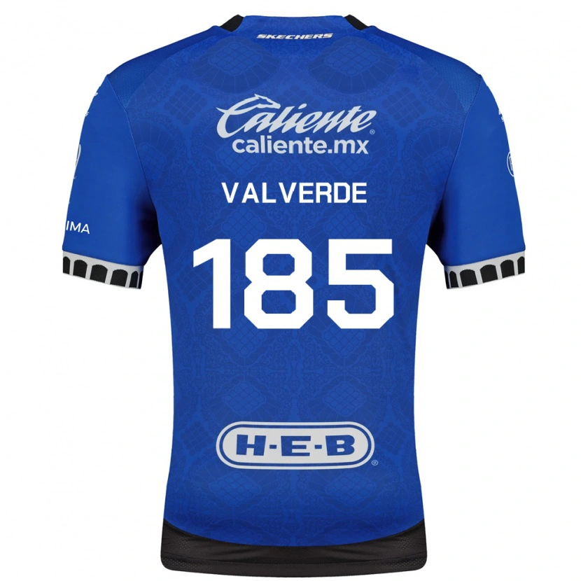 Danxen Niño Camiseta Luis Valverde #185 Azul Real Blanco Negro 2ª Equipación 2026/27 La Camisa México