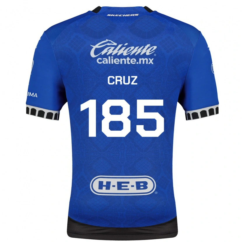 Danxen Niño Camiseta Axel Cruz #185 Azul Real Blanco Negro 2ª Equipación 2026/27 La Camisa México