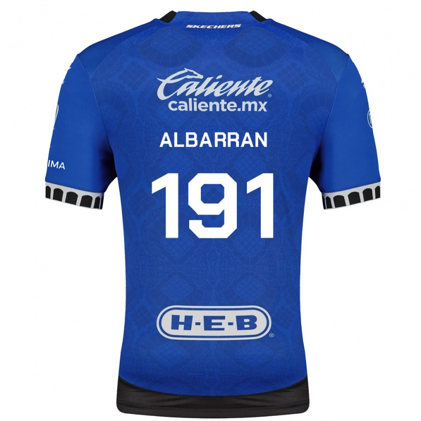 Danxen Niño Camiseta Emilio Albarran #191 Azul Real Blanco Negro 2ª Equipación 2026/27 La Camisa México