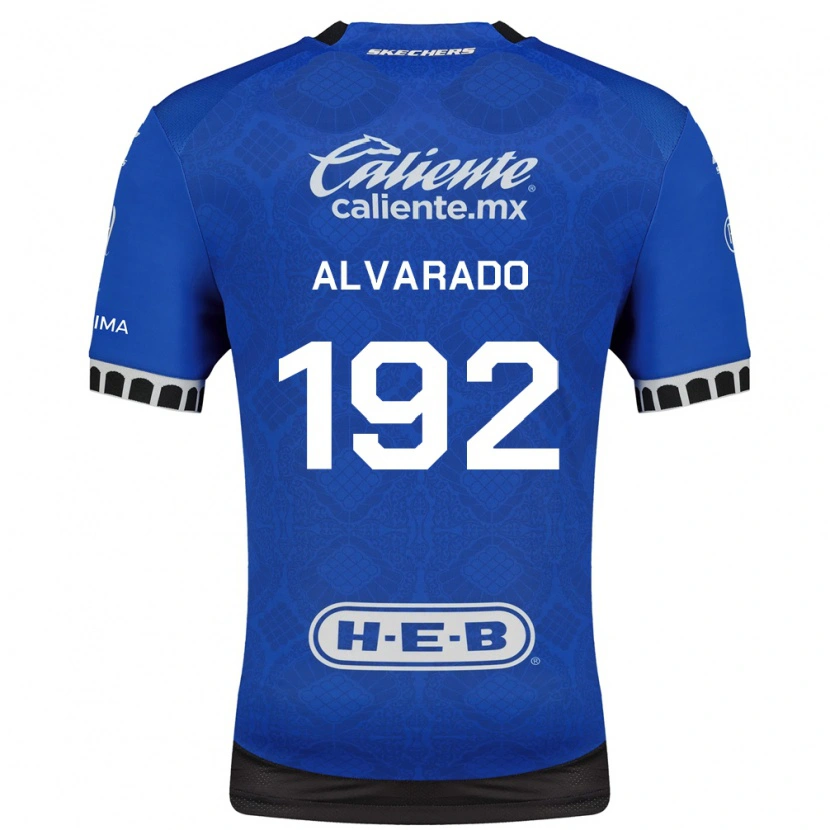 Danxen Niño Camiseta Edwin Alvarado #192 Azul Real Blanco Negro 2ª Equipación 2026/27 La Camisa México