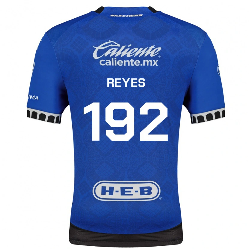 Danxen Niño Camiseta Emiliano Reyes #192 Azul Real Blanco Negro 2ª Equipación 2026/27 La Camisa México