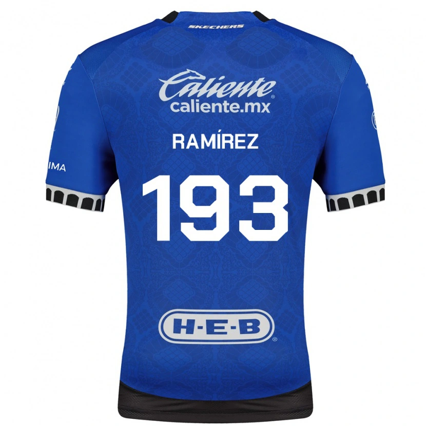 Danxen Niño Camiseta Ángel Ramírez #193 Azul Real Blanco Negro 2ª Equipación 2026/27 La Camisa México