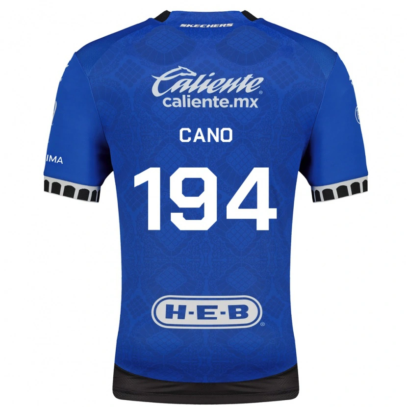 Danxen Niño Camiseta Juan Cano #194 Azul Real Blanco Negro 2ª Equipación 2026/27 La Camisa México