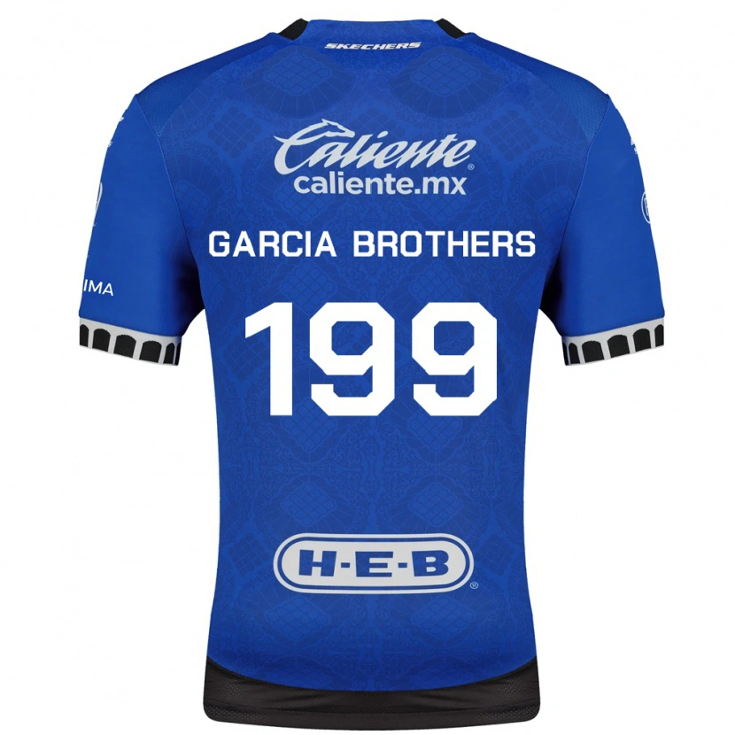 Danxen Niño Camiseta Sergio Garcia Brothers #199 Azul Real Blanco Negro 2ª Equipación 2026/27 La Camisa México