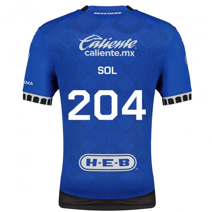 Danxen Niño Camiseta Martín Sol #204 Azul Real Blanco Negro 2ª Equipación 2026/27 La Camisa México