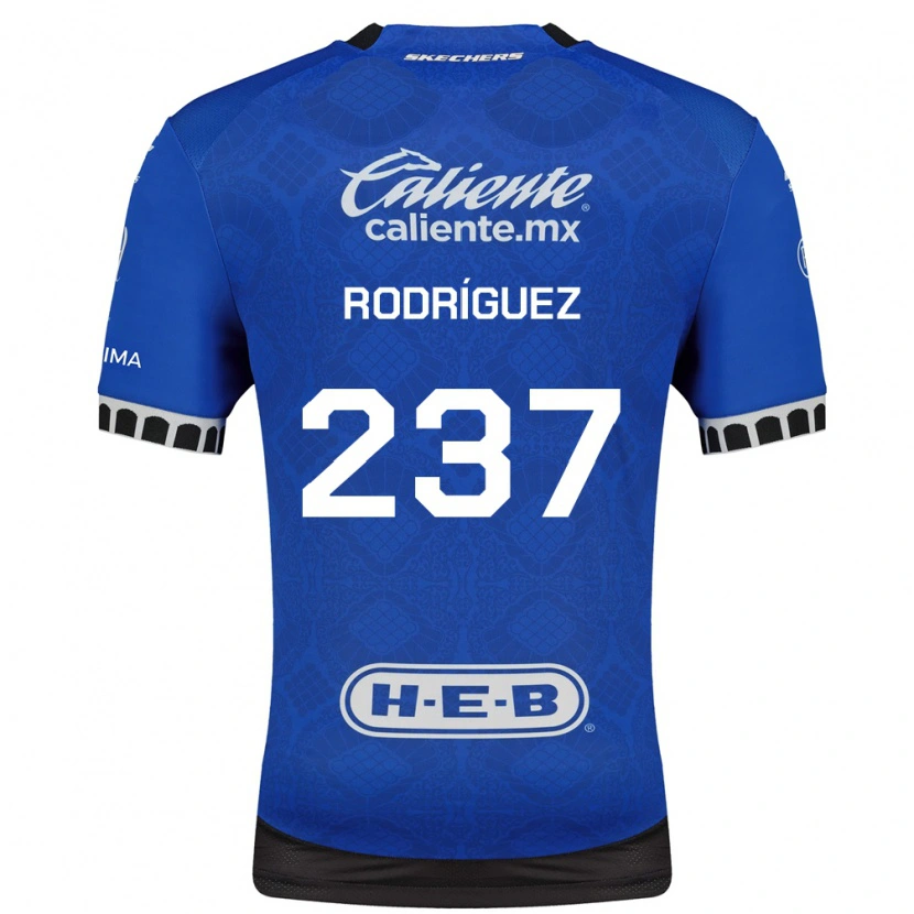 Danxen Niño Camiseta Nicolás Rodríguez #237 Azul Real Blanco Negro 2ª Equipación 2026/27 La Camisa México
