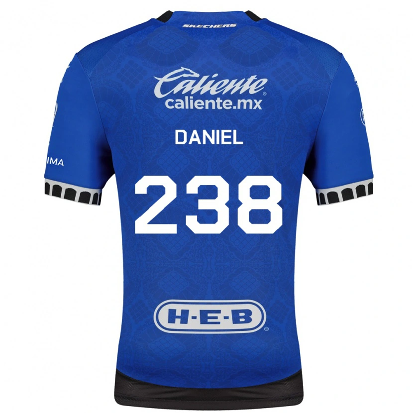 Danxen Niño Camiseta Daniel De La Rosa #238 Azul Real Blanco Negro 2ª Equipación 2026/27 La Camisa México