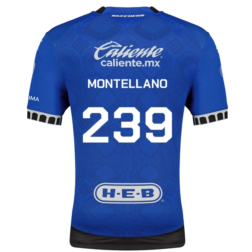 Danxen Niño Camiseta Miguel Montellano #239 Azul Real Blanco Negro 2ª Equipación 2026/27 La Camisa México