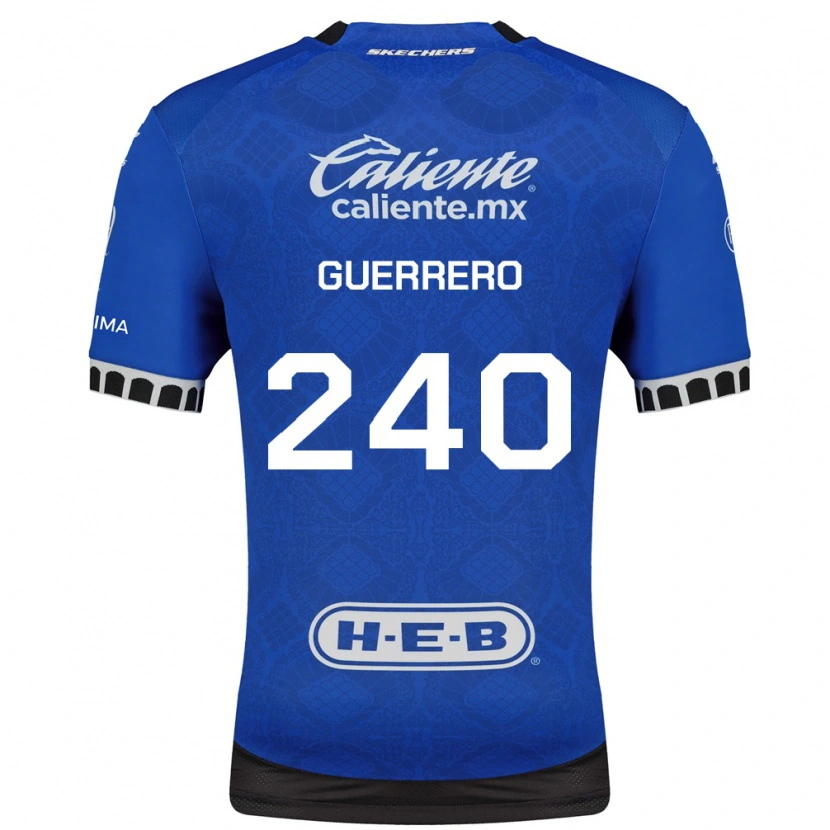 Danxen Niño Camiseta Tlaloc Guerrero #240 Azul Real Blanco Negro 2ª Equipación 2026/27 La Camisa México