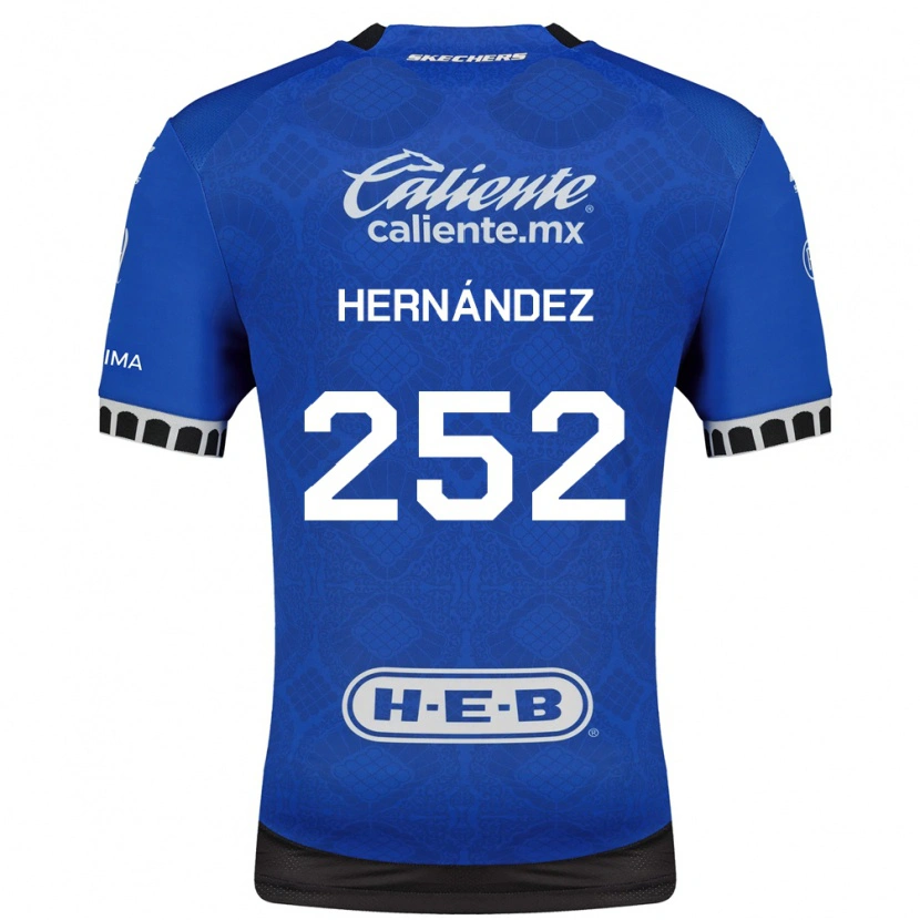 Danxen Niño Camiseta Emilio Hernández #252 Azul Real Blanco Negro 2ª Equipación 2026/27 La Camisa México