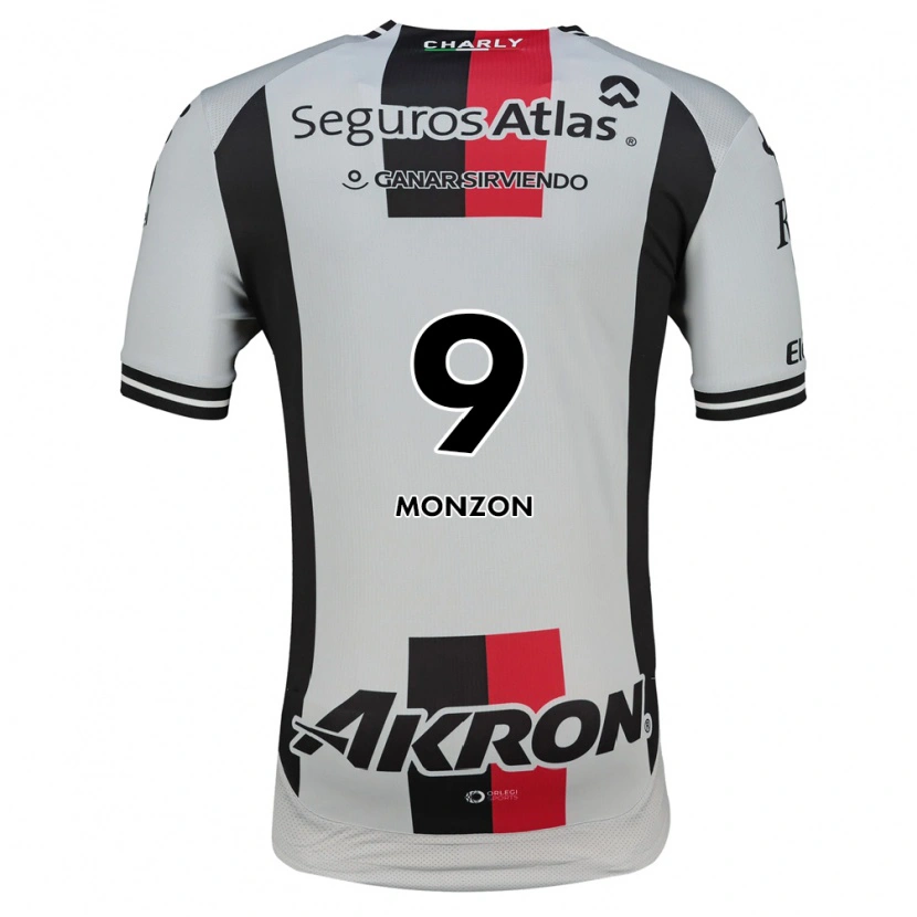Danxen Niño Camiseta Florián Monzón #9 Blanco Rojo Negro 2ª Equipación 2026/27 La Camisa México
