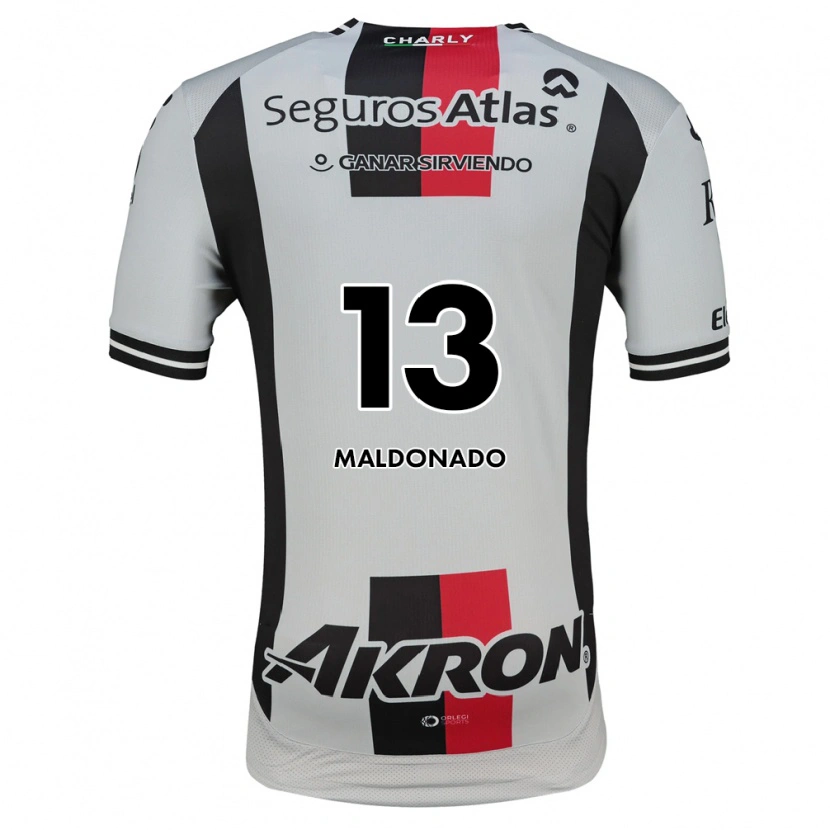 Danxen Niño Camiseta Maritza Maldonado #13 Blanco Rojo Negro 2ª Equipación 2026/27 La Camisa México