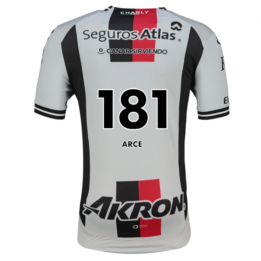 Danxen Niño Camiseta Edson Arce #181 Blanco Rojo Negro 2ª Equipación 2026/27 La Camisa México