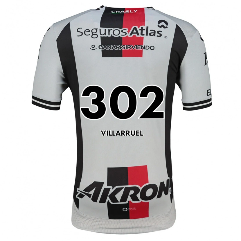 Danxen Niño Camiseta Horacio Villarruel #302 Blanco Rojo Negro 2ª Equipación 2026/27 La Camisa México