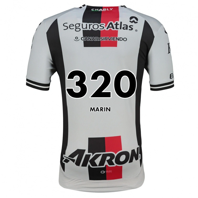 Danxen Niño Camiseta Donato Marín #320 Blanco Rojo Negro 2ª Equipación 2026/27 La Camisa México
