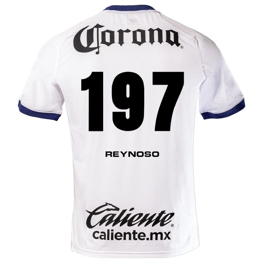 Danxen Niño Camiseta Daniel Reynoso #197 Blanco Azul Negro 2ª Equipación 2026/27 La Camisa México