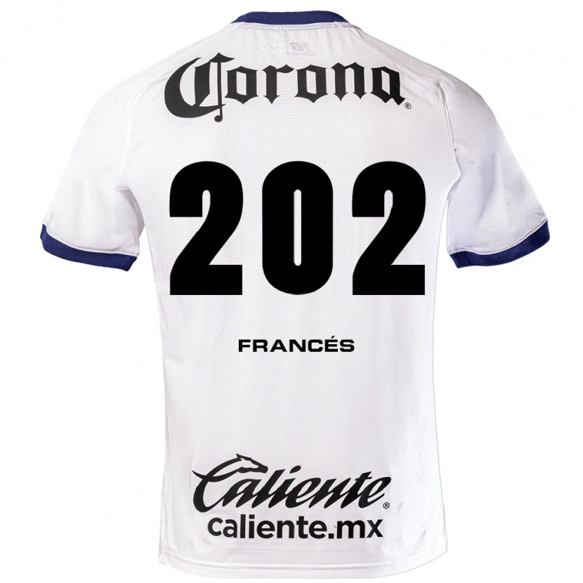 Danxen Niño Camiseta Lenin Francés #202 Blanco Azul Negro 2ª Equipación 2026/27 La Camisa México