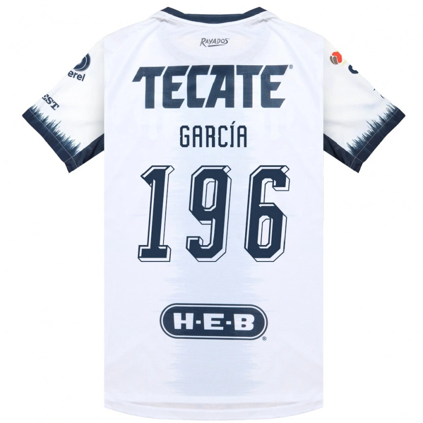 Danxen Niño Camiseta Diego García #196 Blanco Azul Tinta Rojo 2ª Equipación 2026/27 La Camisa México
