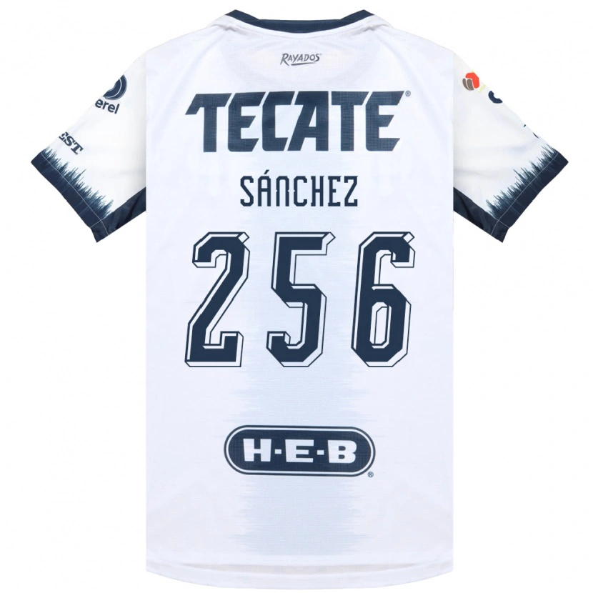 Danxen Niño Camiseta Adán Sánchez #256 Blanco Azul Tinta Rojo 2ª Equipación 2026/27 La Camisa México