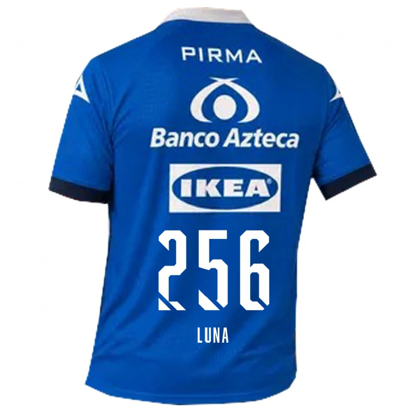 Danxen Niño Camiseta Ángel Luna #256 Azul Blanco 2ª Equipación 2026/27 La Camisa México
