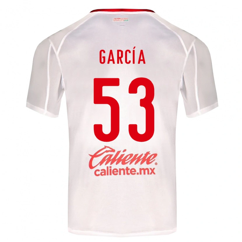 Danxen Niño Camiseta Uziel García #53 Blanco Verde Rojo 2ª Equipación 2026/27 La Camisa México