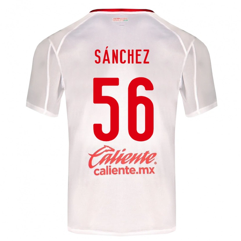 Danxen Niño Camiseta Benjamín Sánchez #56 Blanco Verde Rojo 2ª Equipación 2026/27 La Camisa México