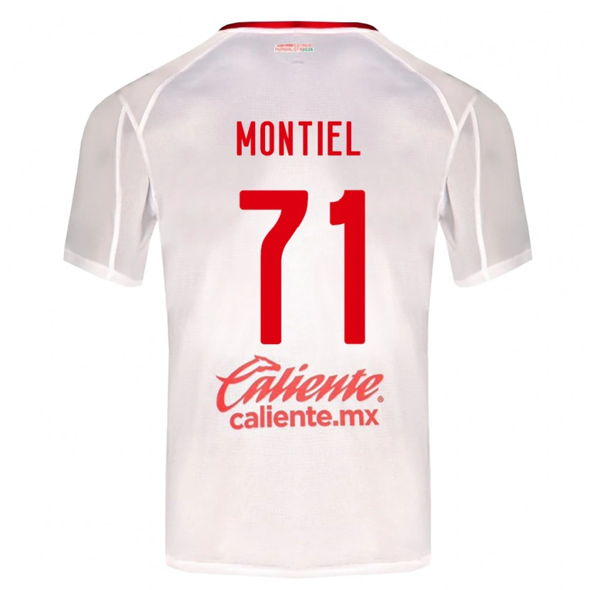Danxen Niño Camiseta Erick Montiel #71 Blanco Verde Rojo 2ª Equipación 2026/27 La Camisa México