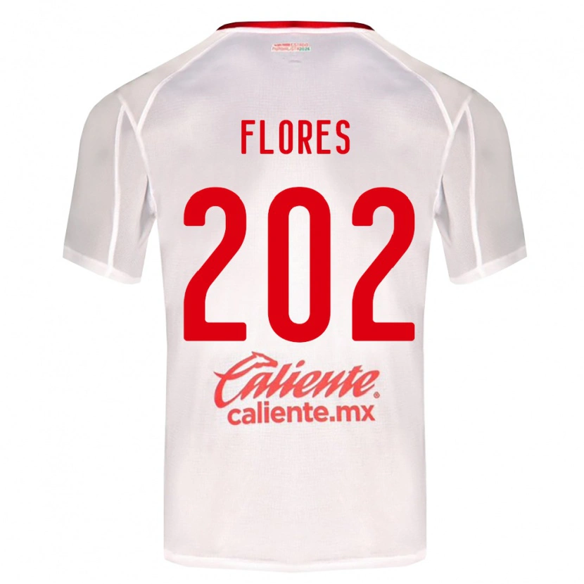 Danxen Niño Camiseta Daniel Flores #202 Blanco Verde Rojo 2ª Equipación 2026/27 La Camisa México