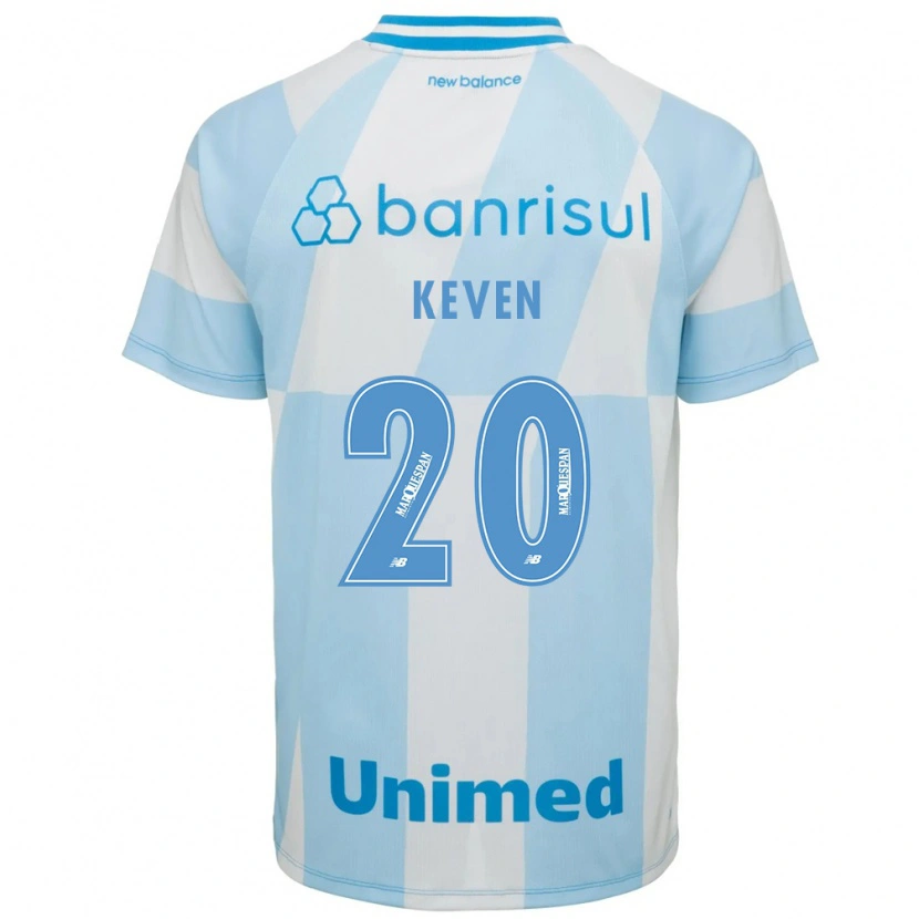 Danxen Niño Camiseta Gabriel Keven #20 Azul Claro Blanco 2ª Equipación 2026/27 La Camisa México